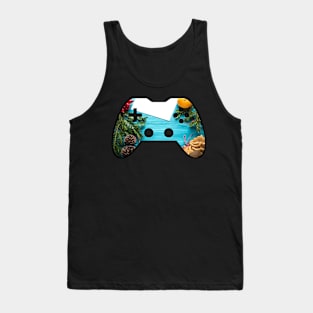 Holiday Gamer - Graphic Gaming - Video Game Lover - Christmas Gift Tank Top